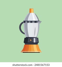 Ilustración vectorial de la máquina mezcladora eléctrica 