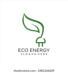 Vector illustration of electric modern logo design template 