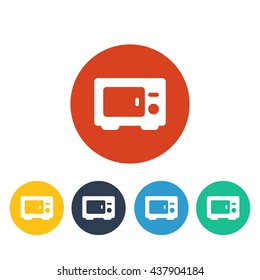 Vector illustration of electric oven icon