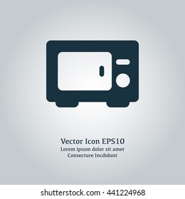 Vector illustration of electric oven icon