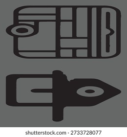 Ilustración vectorial de un enchufe eléctrico