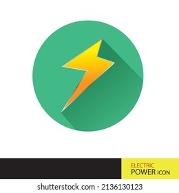 ilustración vectorial plantilla de diseño de iconos de potencia eléctrica