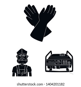 Vector illustration of electricity and electric icon. Set of electricity and energy vector icon for stock.