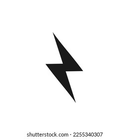 Vector illustration, electricity icon. Isolated on a white background.