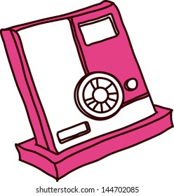 Ilustración vectorial de un reloj electrónico