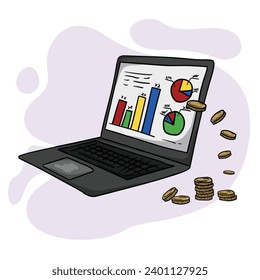 Vector illustration of electronic payments using terminal, smartphone, mobile applications and bank cards