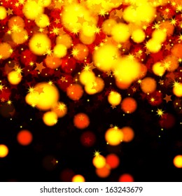 Vector Illustration of an Elegant Abstract Christmas Background with Stars