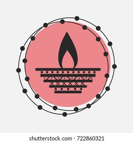 Vector illustration of a Elegant card design for traditional Indian festival diwali celebration background.
