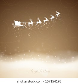 Vector Illustration of an Elegant Christmas Background
