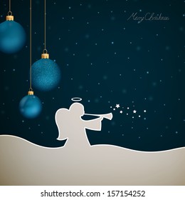 Vector Illustration of an Elegant Christmas Background