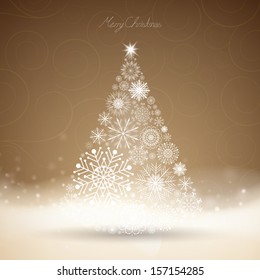 Vector Illustration of an Elegant Christmas Background
