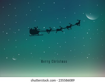 Vector Illustration of an Elegant Christmas Background