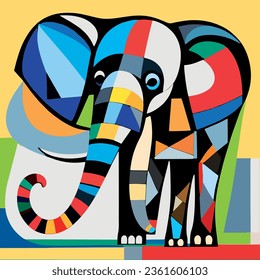 A vector illustration of an elegant elephant logo, perfect for enhancing your brand identity. EPS-10