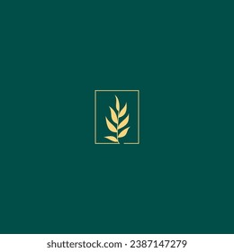 vector illustration of elegant leaves