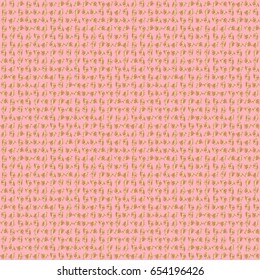 Vector illustration. Elegant Merry Christmas or Happy New Year 2018 seamless pattern with golden ornament on a pink background.