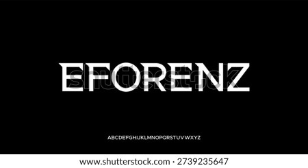 Vector illustration of an elegant modern serif style alphabet display font featuring sharp wedge serifs and refined letterforms.