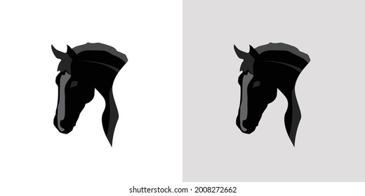 Vector illustration of an elegant and strong horse