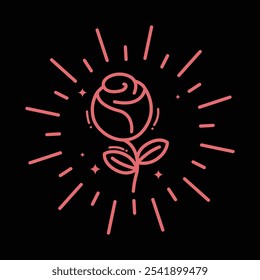 Vector illustration element: flowers icon
