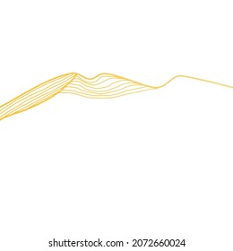 Vector illustration of element golden wave abstract texture