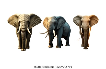 vector illustration of an elephant