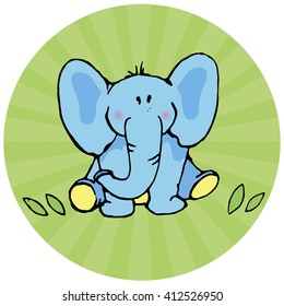 vector illustration of elephant