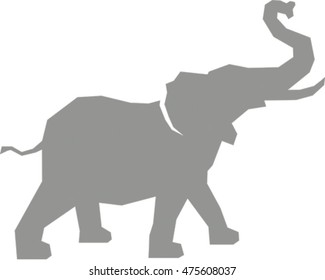 Vector Illustration of an Elephant.