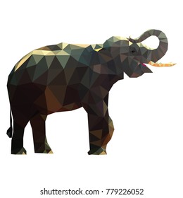 Vector illustration elephant.