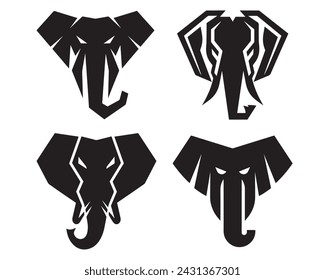 Ilustración vectorial de esencia de elefante