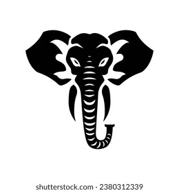 Vector Illustration of Elephant Icon