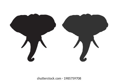 Vector Illustration of an Elephant Logo Design