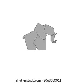 
Vector illustration of Elephant Origami Design. Suitable for Creative Industries, Multimedia, Entertainment, Education, zoos and more