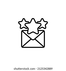 Vektorgrafik von E-Mail-Umschlag Symbol Offener Umschlag Piktogramm. E-Mail-Symbol für Website-Design, mobile App, Benutzeroberfläche.