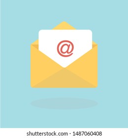 Vector illustration of email icon.