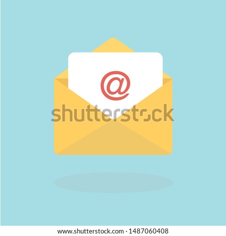 Vector illustration of email icon.