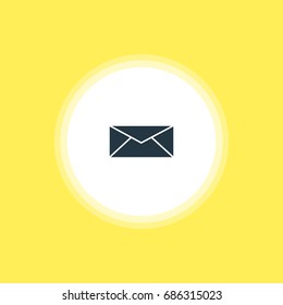 Vector Illustration Of E-Mail Icon. Beautiful Internet Element Also Can Be Used As Letter Element.