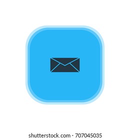 Vector Illustration Of E-Mail Icon. Beautiful Internet Element Also Can Be Used As Letter Element.