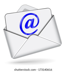 vector illustration for email icon on white background