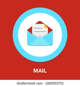 Vector Illustration Of Email Marketing & Message Concept With 