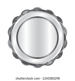 Vector illustration of emblem and badge symbol. Set of emblem and sticker stock symbol for web.