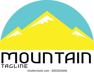VECTOR ILLUSTRATION OF Emblems for Mountaineering