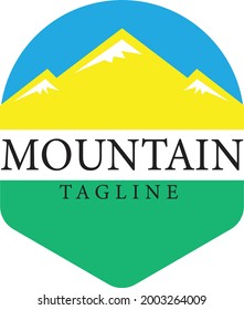 VECTOR ILLUSTRATION OF Emblems for Mountaineering