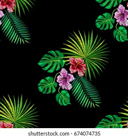 Vector Illustration of embroidery Patch for Design, Fashion, Background, Banner. Vintage Hand Made Element Template
