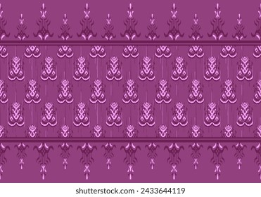 vector illustration embroidery style,traditional seamless embroidery pattern,Seamless pattern for home decorating ideas and fabric printing,textile decoration,interior,clothing,fashion printing,