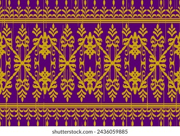 vector illustration embroidery style,traditional seamless embroidery pattern,Seamless pattern for home decorating ideas and fabric printing,textile decoration,interior,clothing,fashion printing,