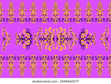 vector illustration embroidery style,traditional seamless embroidery pattern,Seamless pattern for home decorating ideas and fabric printing,textile decoration,interior,clothing,fashion printing,