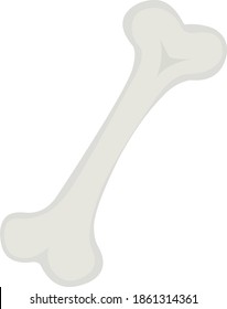 Vector illustration of emoticon of a bone