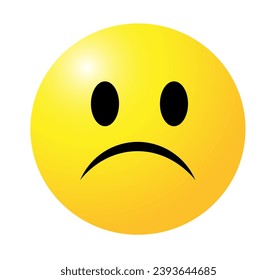 Vector illustration of emoticon with emotions