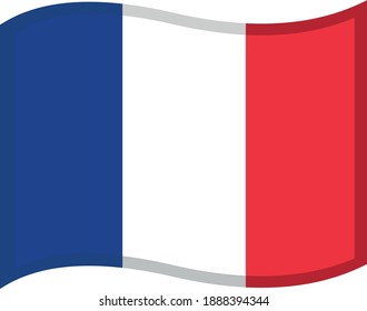 Vector Illustration Emoticon French Flag Stock Vector (Royalty Free ...