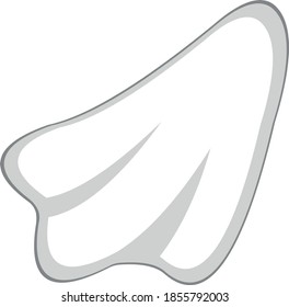 Vector Illustration Of Emoticon Of A Handkerchief