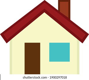 Vektorgrafik der Emotionen eines Hauses